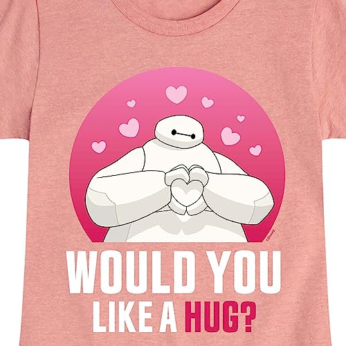 Disney - Big Hero 6 - Baymax Like A Hug - Toddler and Youth Girls Short Sleeve Graphic T-Shirt3