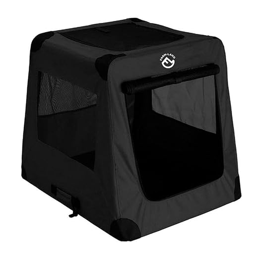 Farm-Land Dog Car Transport Box Black