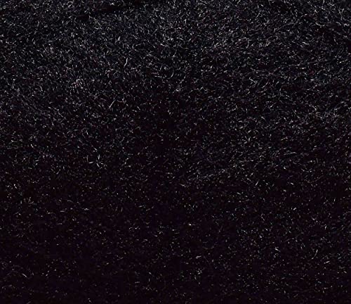 Image of OSWAL Knitting Wool Yarn, Soft Fancy Feather Wool Black 300 GMS Best Used with Knitting Needles, Soft Fancy Wool-GF Art-HEB