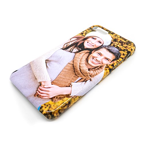 3D Premium Handyhülle selbst gestalten mit eigenem Foto und Text * Bild Cover Kappe Schutzhülle, Kompatibel mit Apple iPhone 8