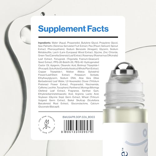 Be Bodywise Hair Growth Serum Roll-On – Saw Palmetto & Rosemary, 0.84 oz — view 8