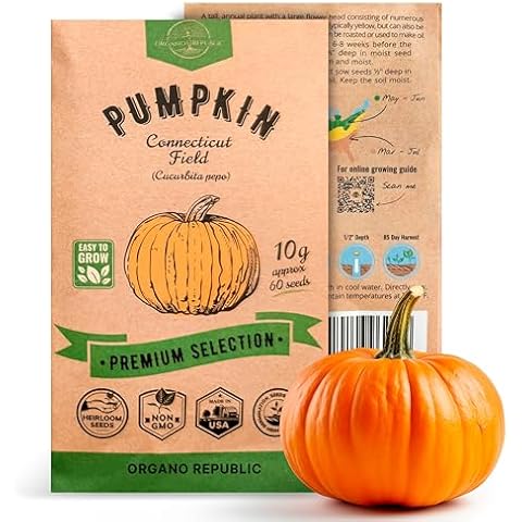 Organo Republic Connecticut Field Pumpkin Seeds Cover