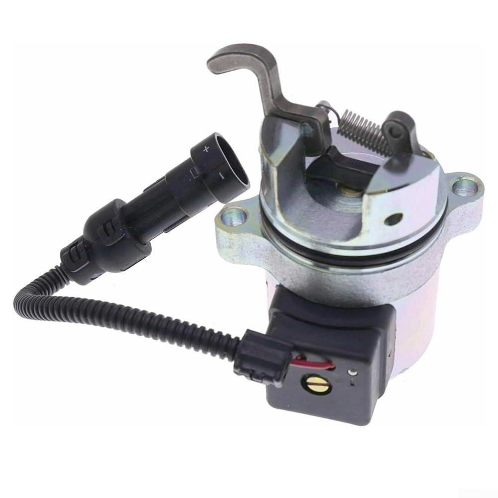 Imán de bloqueo de combustible 6686715 para Bobcat S250 863 873 – Válvula magnética de desconexión de 12 V para excavadora Deutz F3L F4M de repuesto resistente
