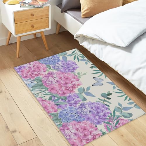 Tapete decorativo floral hidrangea 24x35 pulgadas miniatura 2