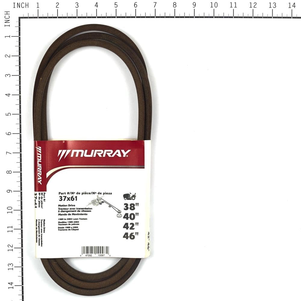Amazon.com : Murray 37x61MA Drive Belt for Lawn Mowers : Patio  