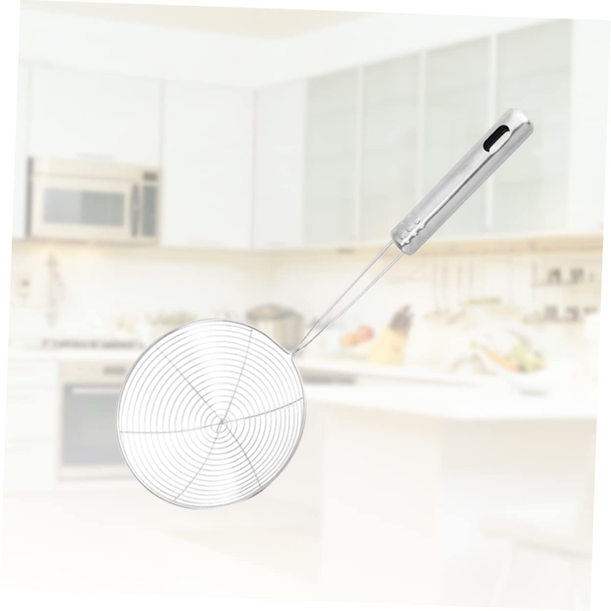 Passoire à Friture En Acier Inoxydable - Diamètre 10 Cm - Poignée Ergonomique - Pour Légumes, Pâtes, Viandes