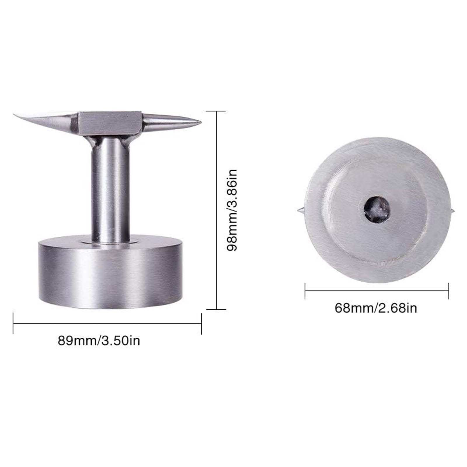 Professionelle Schmuckherstellung Werkzeuge Schmuck Verarbeitung Bank Mini Double Horn Amboss Kleine Geschmiedete Stahl Amboss Hammering Tools