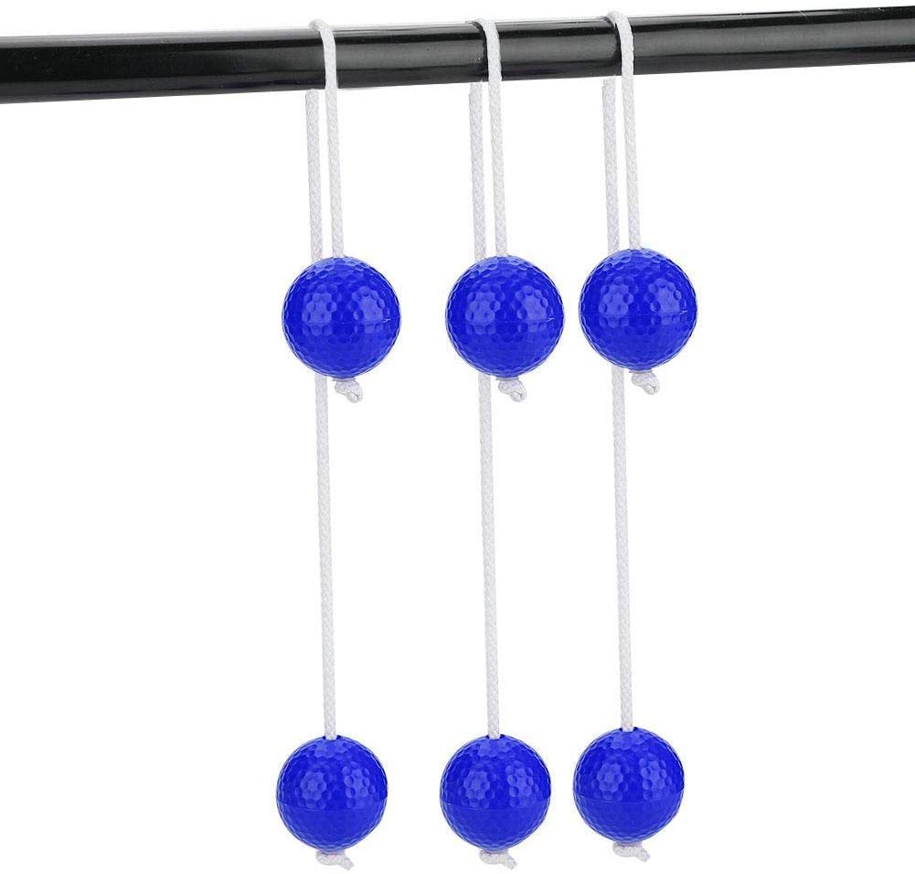 Alomejor Ladder Ball Toss Game Sports Deluxe Outdoor Ladder Ball Game for Backyard Party Camping Beach Games(Blue)
