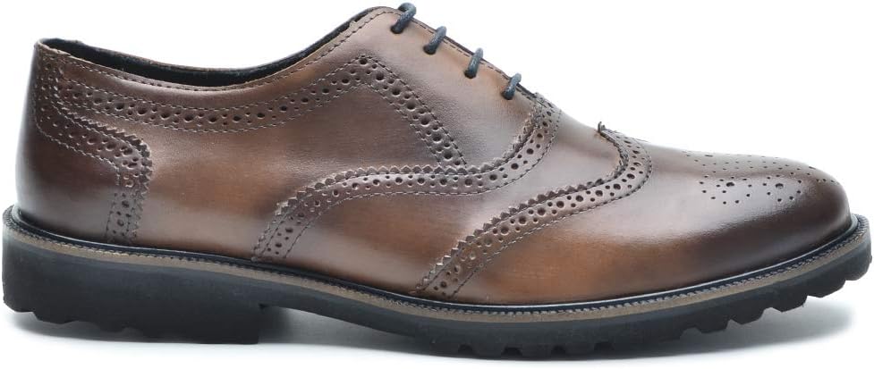Sapato Masculino Oxford Brogue Wing