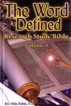 Hardcover The Word Defined Research Study Bible Volume 1 - Genesis to 2 Kings Book
