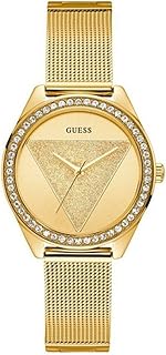 Guess Reloj Analógico para Mujer de Cuarzo con Correa en Acero Inoxidable W1142L2