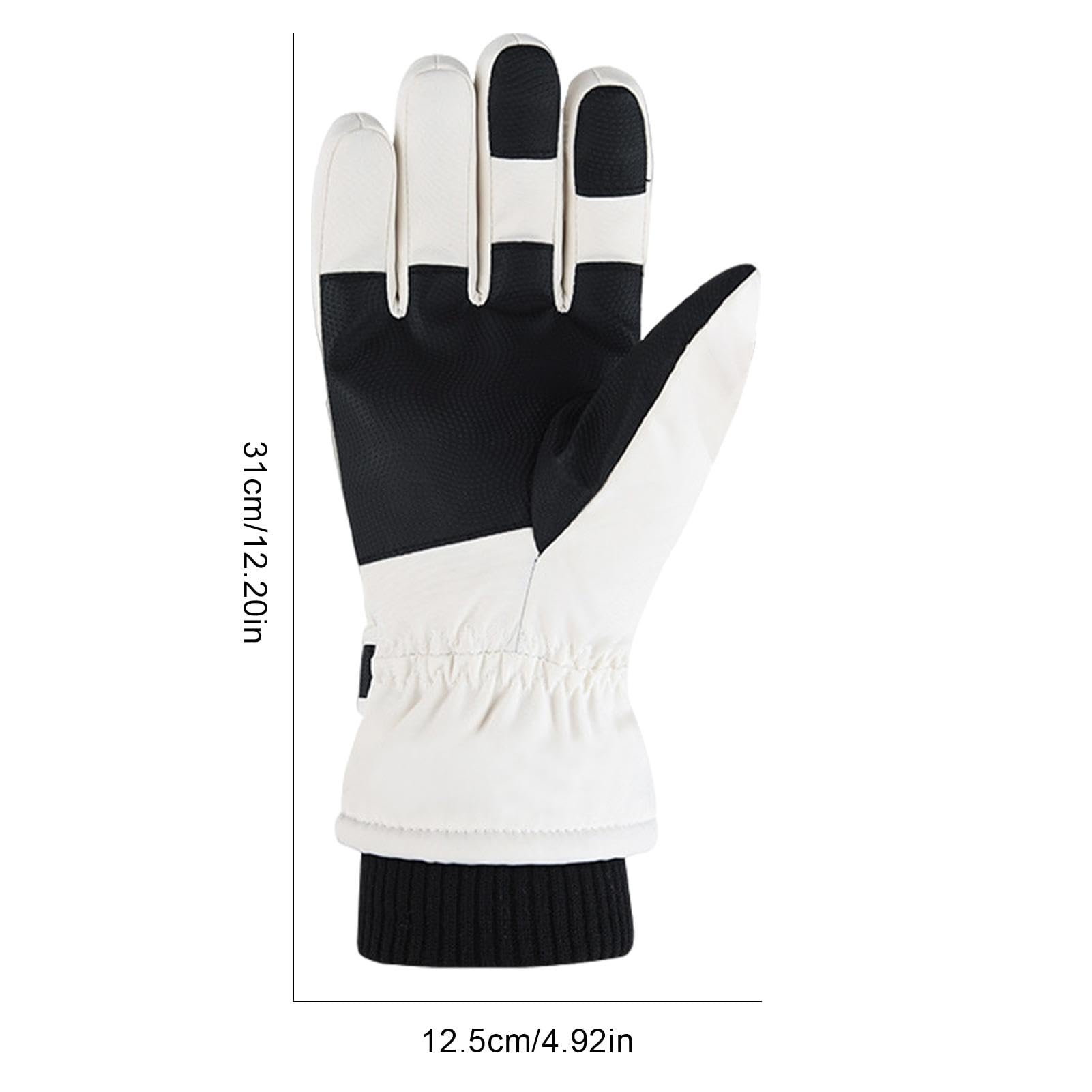 USB Beheizbare Winterhandschuhe Herren Damen  Wasserdicht Winddicht Fleece  Skihandschuhe Wasserdichte Thermohandschuhe