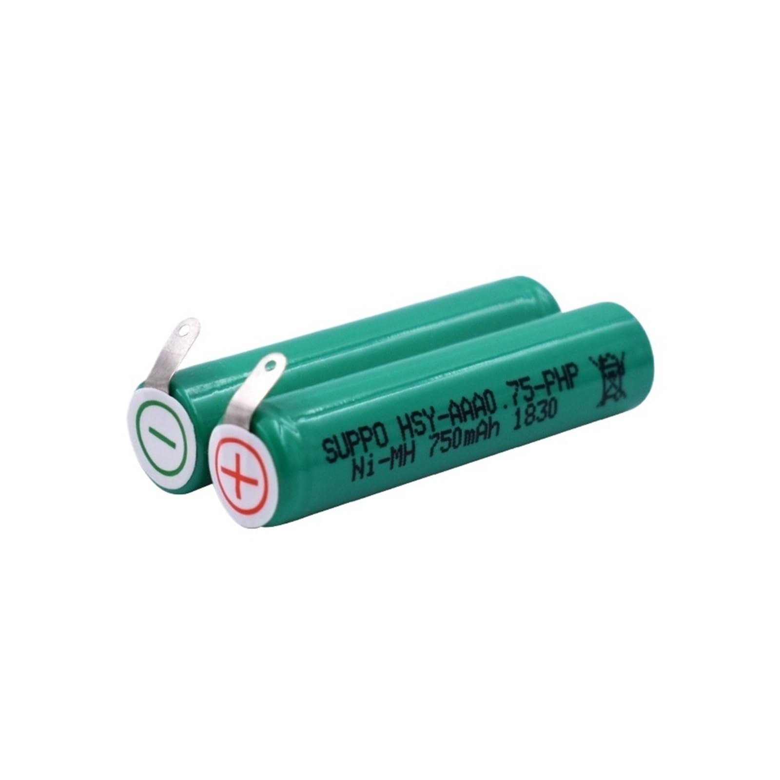 2.4V 750mAh NiMH Battery, Rechargeable Battery Spare Parts. Compatible For Philips. S5078, S5079, S5070, S5081, 5082, 5090, S560, S561 Models. With Nickel Chip Output Terminals. ( Color : 1 PCS )