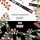 Sharpie Creative Marker Acryl-Farbstifte | Wasserbasierte Farbmarker mit Rundspitze | Schulsachen | Rot | 6 Stück