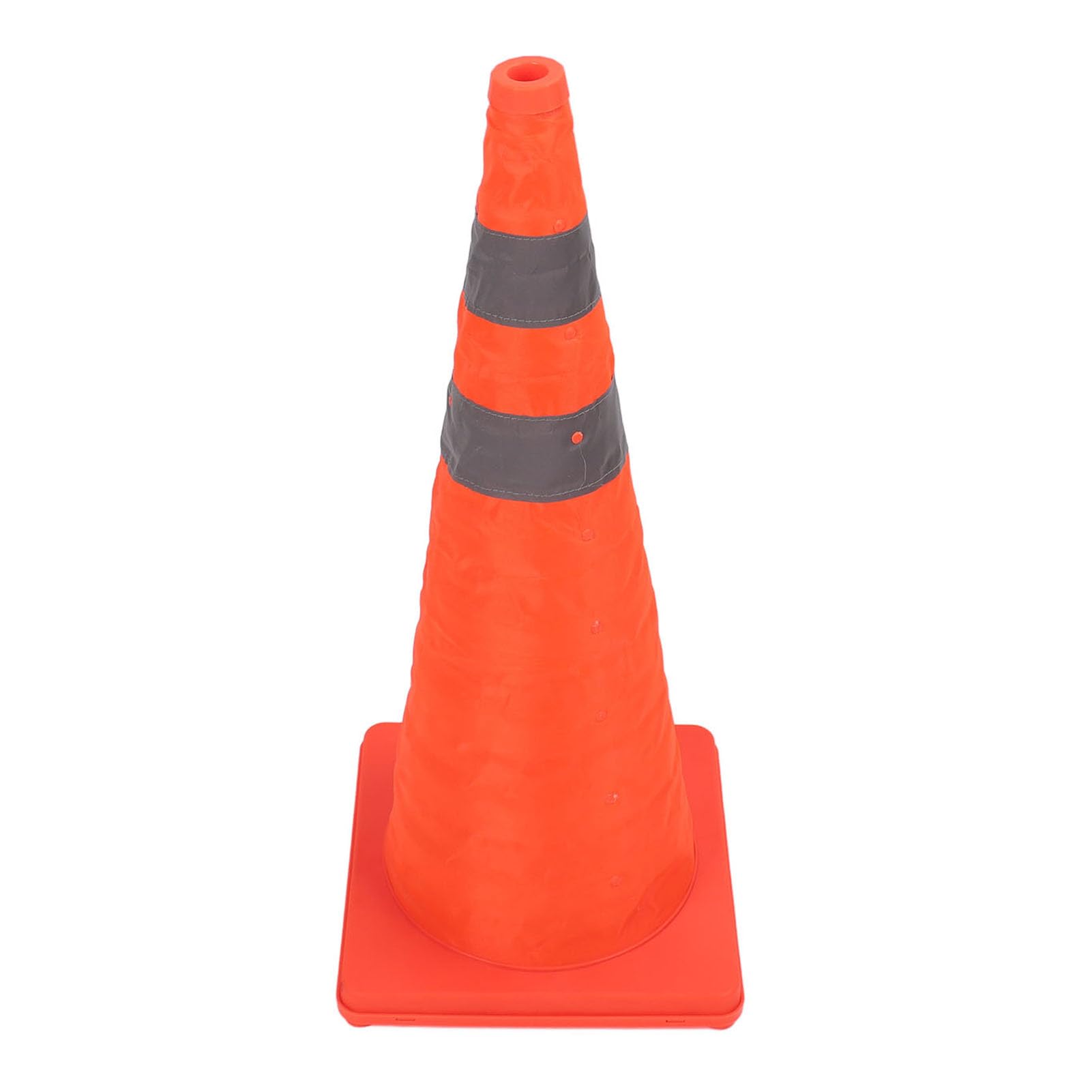 CHICIRIS Conos Reflectantes de Seguridad Vial, Plegables, Duraderos, de 70 Cm de Alto, para Control de Tráfico y Situaciones de Emergencia, Paquete de 2, Color Naranja
