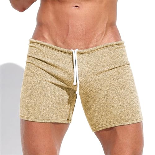 GOKKILRW Mens Shorts Gym Workout Breathable Stretchy Boxer Trunks Casual Athletic Shorts Summer Skinny Sexy Underpants 3 Inch3