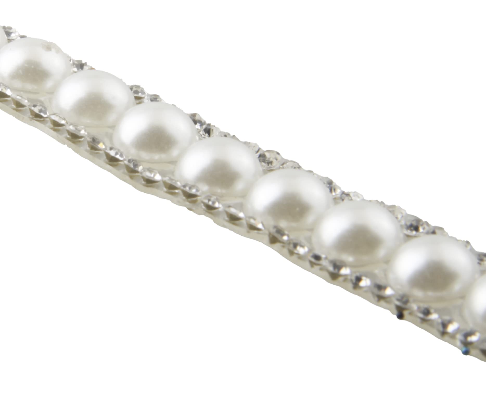 Cinta de perlas blancas adhesiva 13mm: decora ropa y teléfonos sin usar pegamento