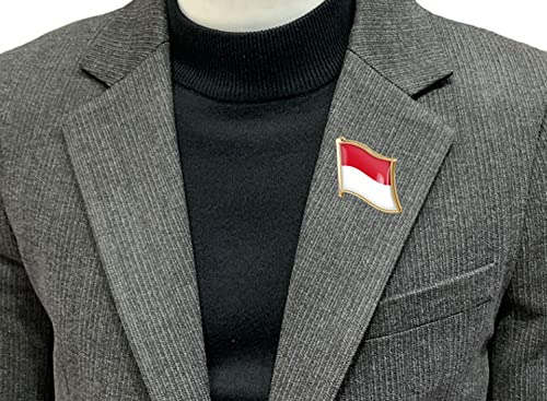 Image of vmcoatdu Country Flag Pin Badge International Travel Brooch Metal Alloy Souvenir Pin for Hat Clothes Backpack