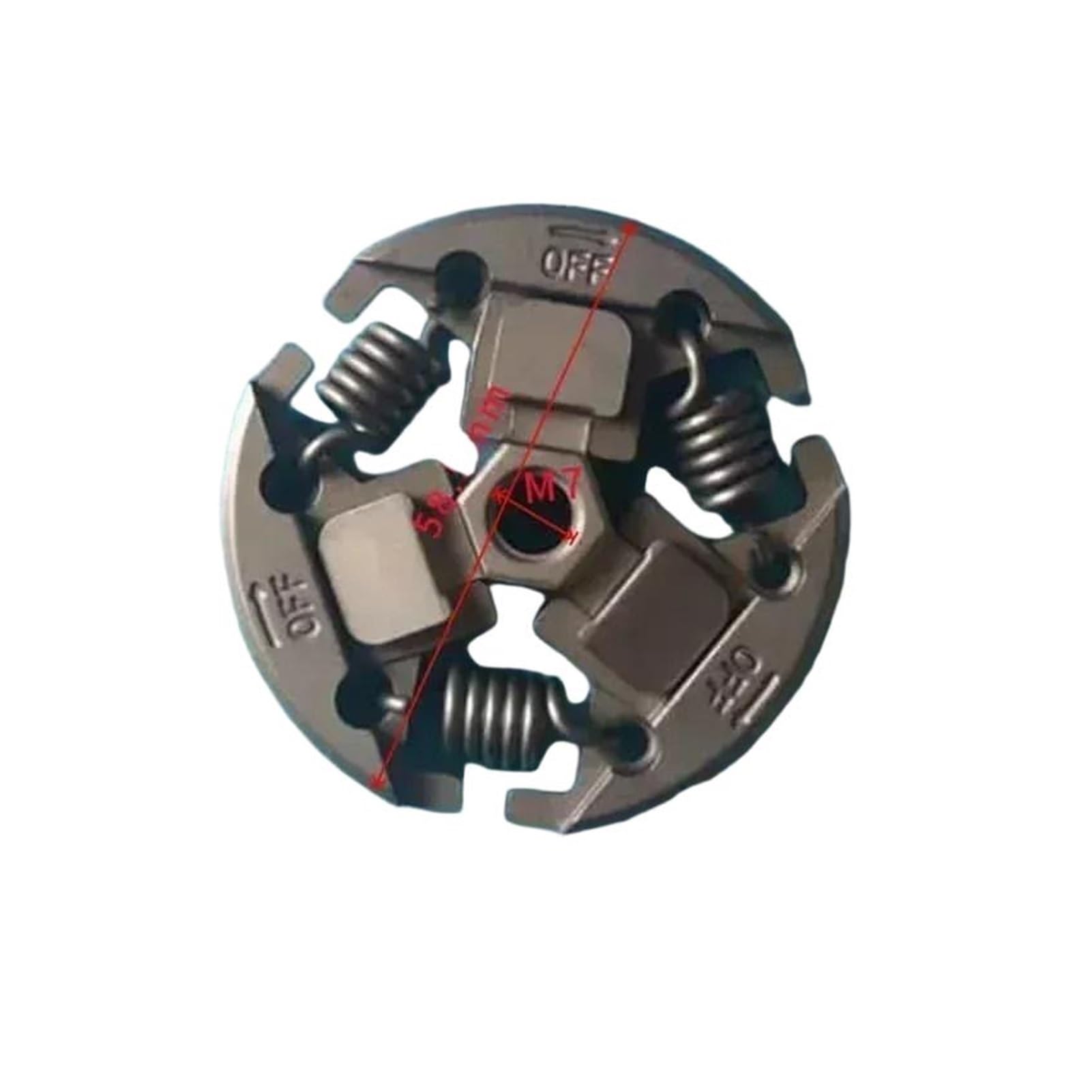For hus-qvarna Zenoah G3500 Redmax Gz3500t 2t 35cc Chainsaws Shoes Spring Hub Assembly Original/Premium T435 Clutch 521557401(Quality Clutch)