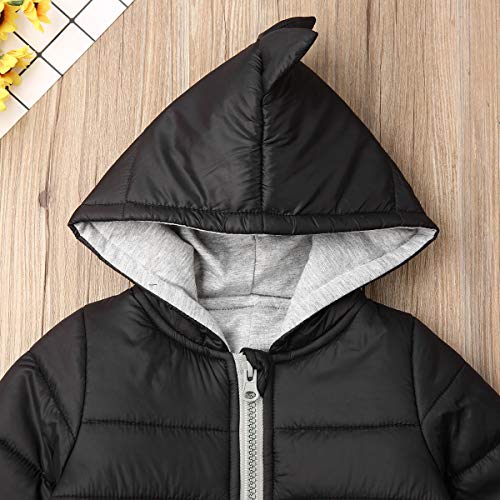 Image of Winter Coats for Toddler Kids Baby Boys Girls Padded Light Puffer Jacket Outerwear Infant Down Jacket with Hoods