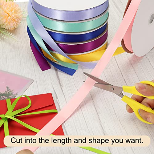PATIKIL 0.79 Inch Wide 100 Yards Satin Ribbon, Solid Crafts Roll for Party Home DIY Wrapping Decoration Coffee - Image 4