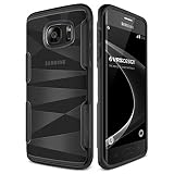 Galaxy S7 Edge Case, VRS Design [Shine Guard][Black] - [Clear Frost][Rugged Protection] For Samsung