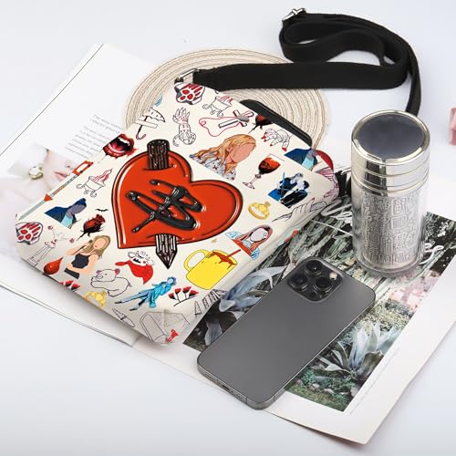 CMNIM Merchandise Characters Crossbody Bag 90s TV Show Inspired Gift Adjustable Shoulder for Fans 6