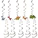 Dinosaur Party Supplies | Dinosaur Happy Birthday Banner and Hanging Swirl Decorations | Pre-Assembled | Includes 30 Hanging Dinosaur Swirl Decorations | Dinosaur Birthday Party Supplies | Dino Banner