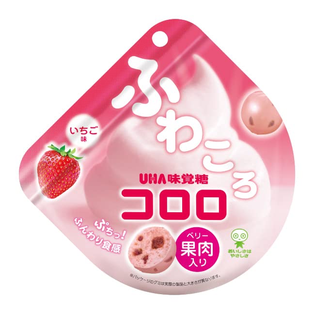 Amazon | 【販路限定品】UHA味覚糖 ふわころコロロ いちご味 30g×6袋 