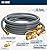 CALPOSE 15 Feet 1/2 inch ID Natural Gas Grill Hose with Quick Connect Fittings, Natural Gas Line for Grill, Pizza Oven, Heater and More Low Pressure Appliance
