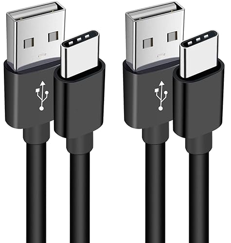 Paquete de 2 cables de carga USB C de 6 pies para GoPro Hero 13 12 11, Hero 10, Hero 9 Hero 8 Negro MAX Hero 7 Negro Plata Blanco, Hero 6, Hero 5,
