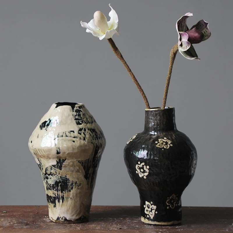 Vase en céramique rétro pour composition florale et table de fête - 3