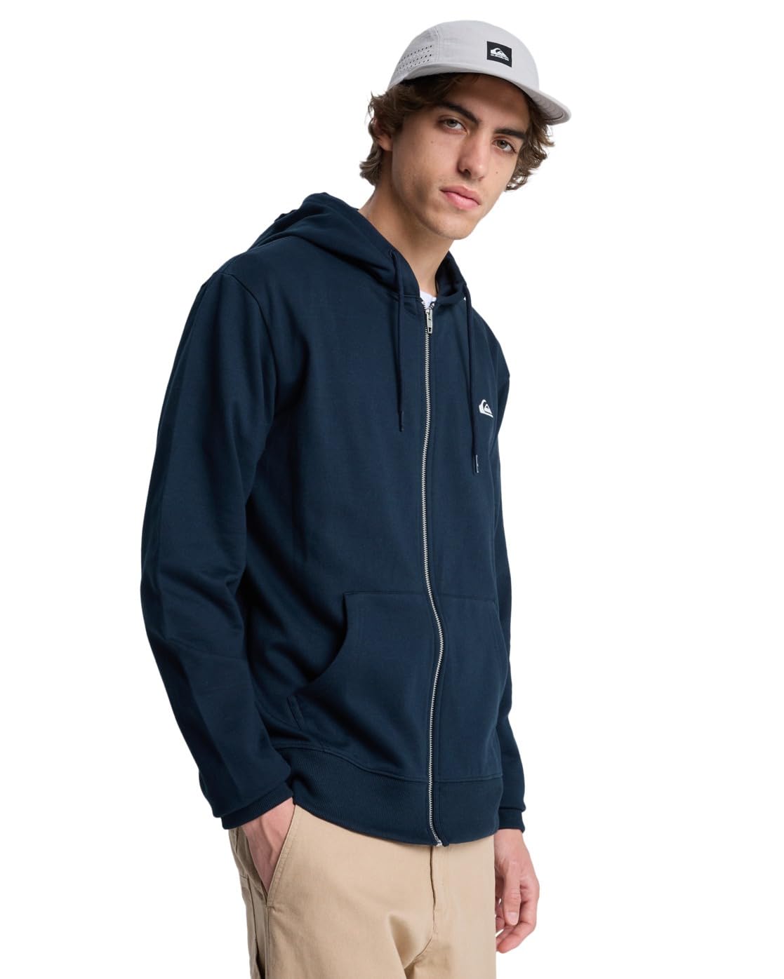Quiksilver Basic Hood Zip Young Men Suéter cárdigan Hombre (Pack de 1)