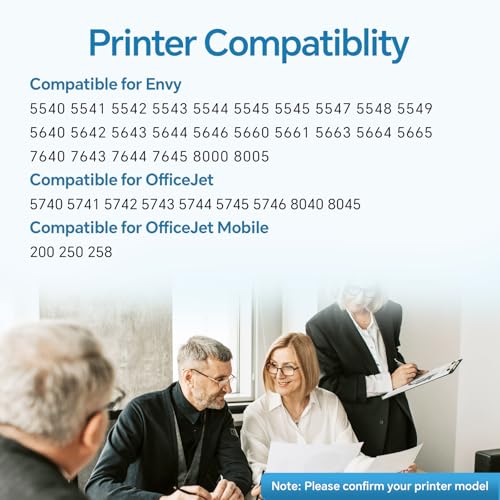 Image of 62XL Ink Cartridge Combo Pack Compatible for HP Ink 62 HP62 HP62XL for HP 62 XL Ink Cartridges Black and Color Work with Envy 7640 7645 OfficeJet Mobile 200 250 Officejet 5740 5741 Printer (2 Pack) | HP62 HP62XL Ink Cartridges Work with Envy 7640 7645 5660 OfficeJet Mobile 200 250 Officejet 5740 5741 Printer (2-Pack)