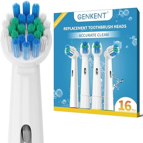 16 Pack Replacement Toothbrush Heads, Toothbrush Heads Compatible with Oral B Toothbrush(Premium Packaging) Cover