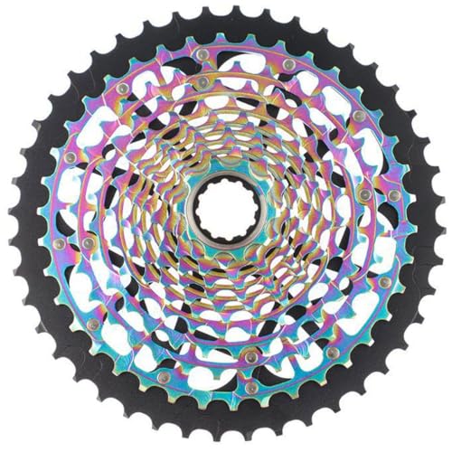 XDR 12 スピードカセット超軽量ロードバイクカセット 10-28T 10-33T 10-36T 10-44T 自転車スプロケット統合 12s 可変速度(Colorful,12s 10-28T)