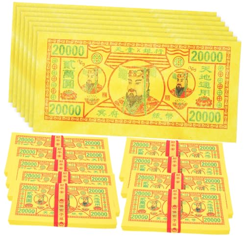 Angoily Realistic Ancestor Money Paper 350 Sheets for Role-Play Rituals Cultural Celebrations
