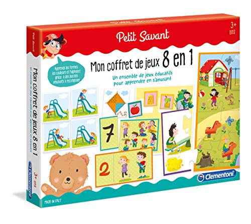 Clementoni - 52470 - Petit Savant - Mon Coffret de Jeux 8 en 1