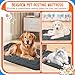 VGECEE Hundebett Mittelgroße Hunde Tragbares Hundebett Wasserdicht Hundematratze 90x60cm Faltbare Hundereisedecke Hundematte Hundekissen Mittelgroße Hunde Liegematte für Hundekiste, Sofa, Boden, Auto
