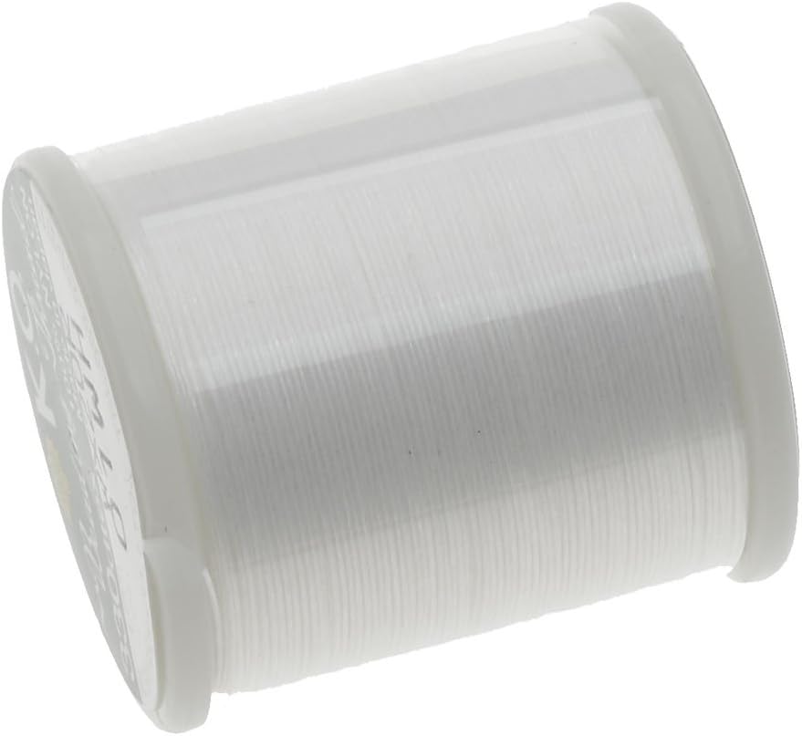 KooK K.O. 日本製ナイロンビーズ糸 デリカビーズ用 50m ホワイト