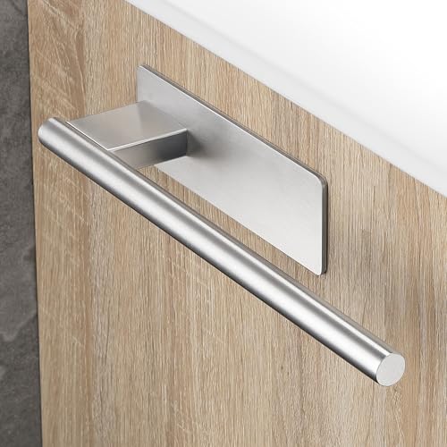 OETAMS Porte Serviette Salle De Bain sans Percage, Mural Porte-Serviettes Adhesif, Acier Inoxydable...