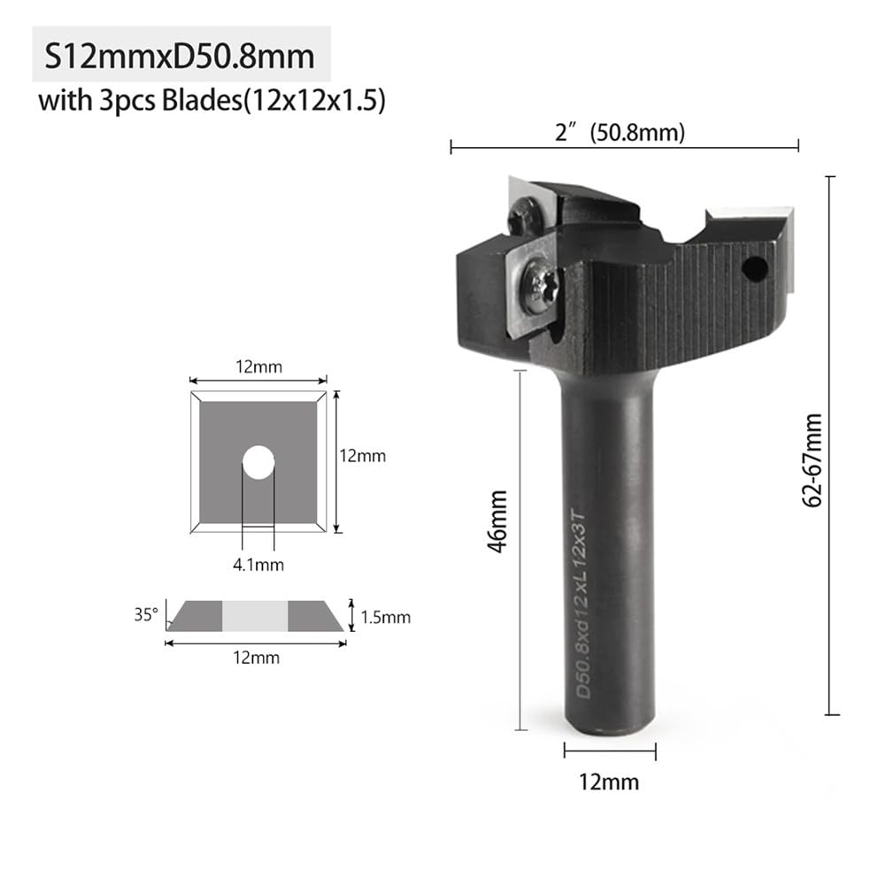 Fraises performantes dégrossir 50.8mm
