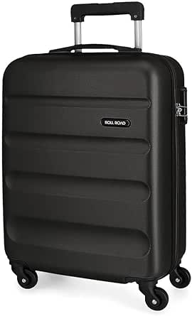 ROLL ROAD Flex Maleta Rígida Fabricada en ABS, un Material, Cierre de combinación Lateral 4 Ruedas Dobles Equipaje Mano, Práctico Interior con un Compartimento
