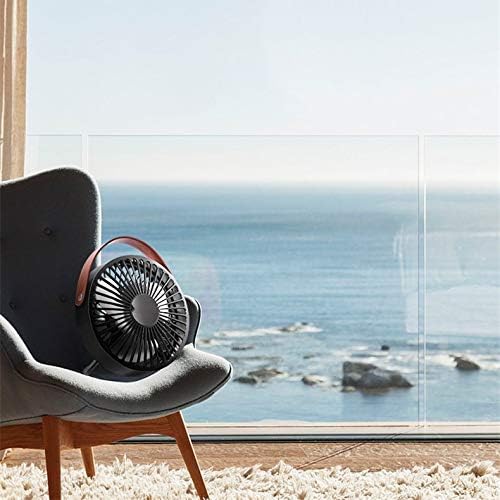 Mini Table Desk Fan USB-Powered Desktop Portable Cooling 360 Degree Rotation Small for Office