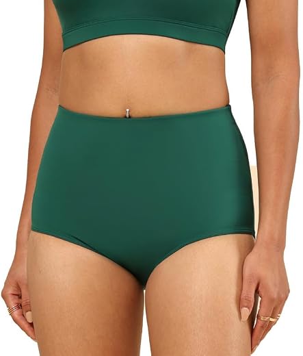Women Bliss Swim Bottom | Full Coverage | High Waisted | Mesh Lining | Chlorine Resistant