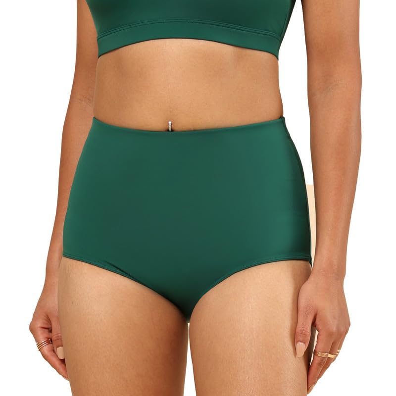 Women Bliss Swim Bottom | Full Coverage | High Waisted | Mesh Lining | Chlorine Resistant