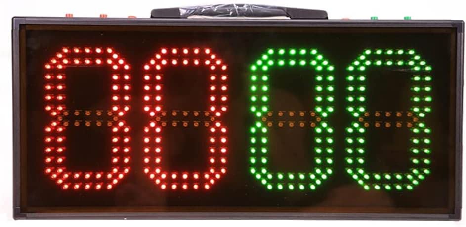 Marcador electrónico portátil LED de fútbol doble cara 55x26 cm miniatura 1