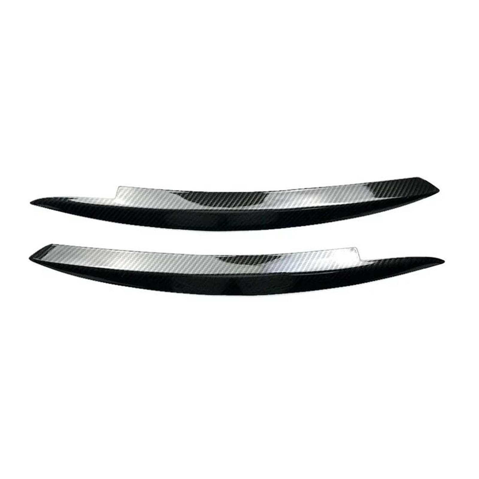 Becquet lèvre avant VW Golf 6 carbon fibre autocollant phare 2009-2012 - 4