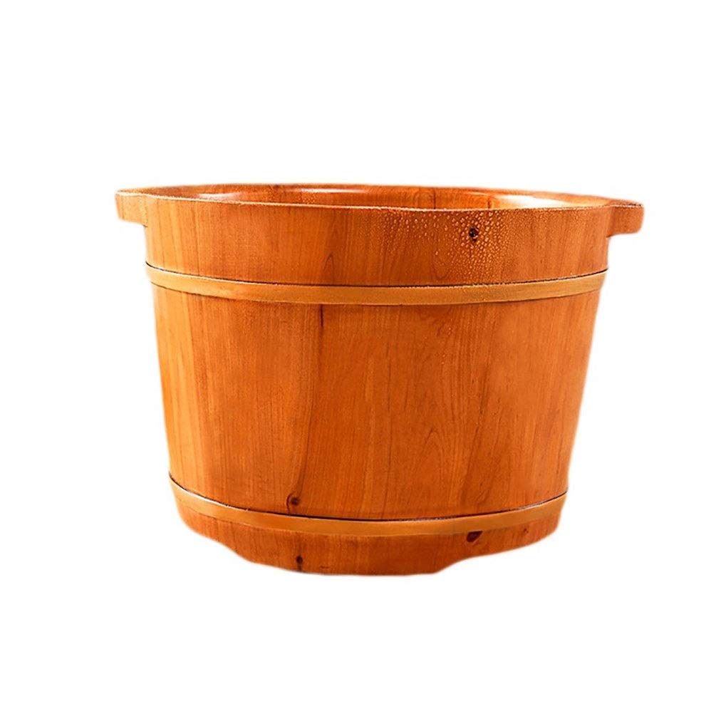 Secchio per Immersione dei Piedi in Botte di Legno per pediluvio, Vasca idromassaggio per pediluvio, lavabo per Pedicure per Adulti, Secchio in Legno per Pedicure, Vasca per Piedi in ammollo