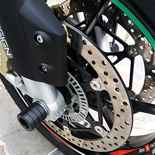 Protector de horquilla Aprilia Dorsoduro 900 2017-2020 anticaídas negro
